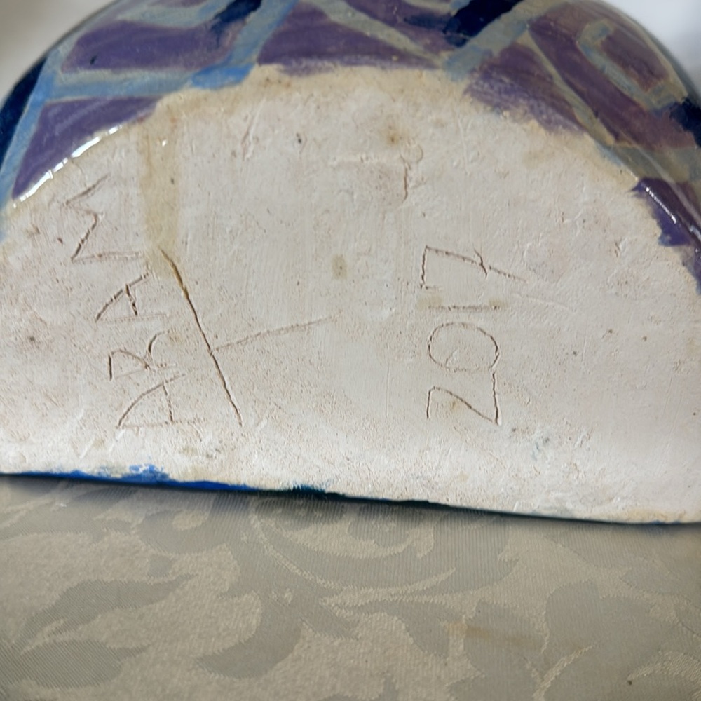 Handcrafted Multicolor Ceramic Vase local Artis in Texas 2017 Aram - Picture 6 of 6